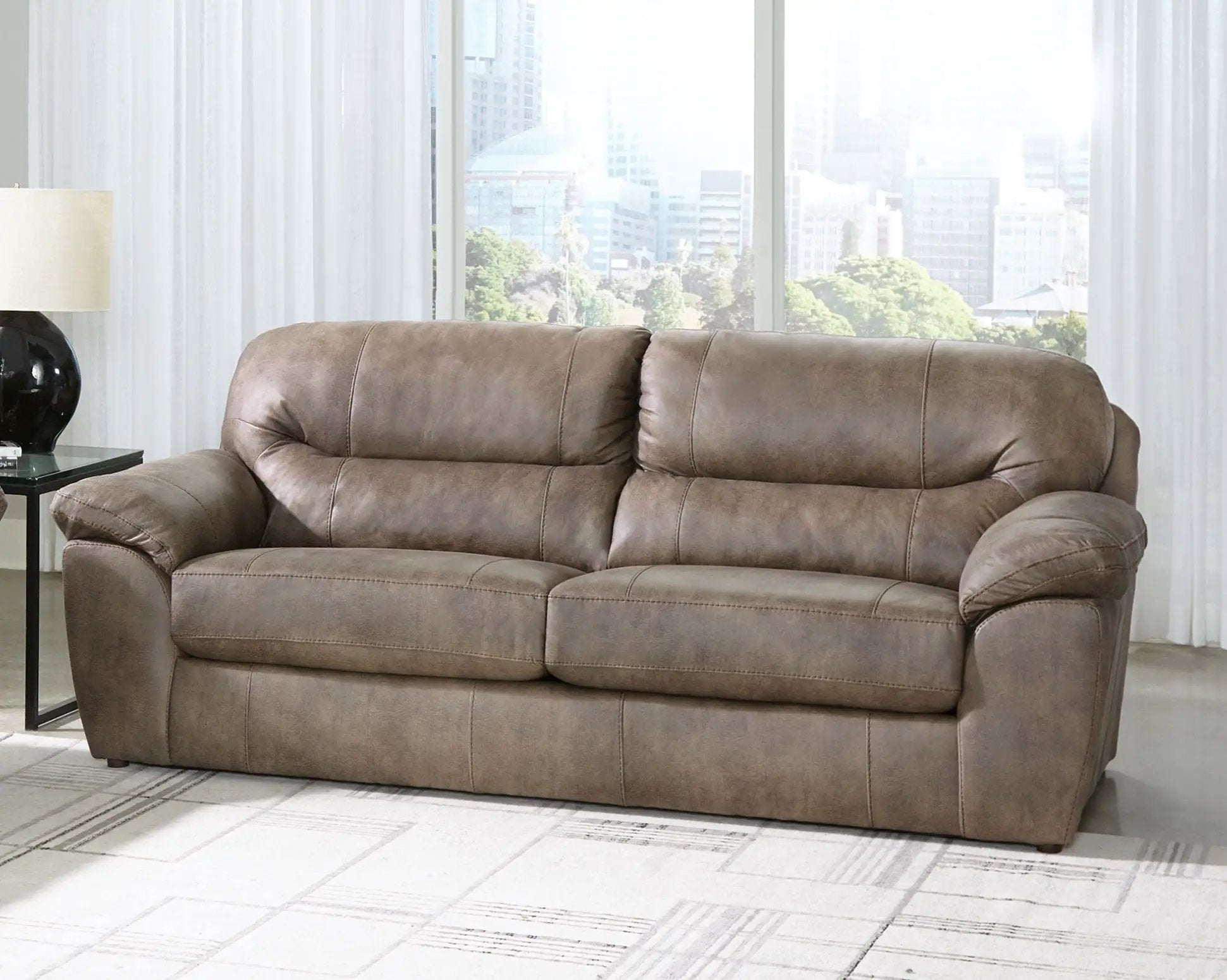 Bradshaw - Queen Sleeper - Mushroom by Unique Piece Furniture