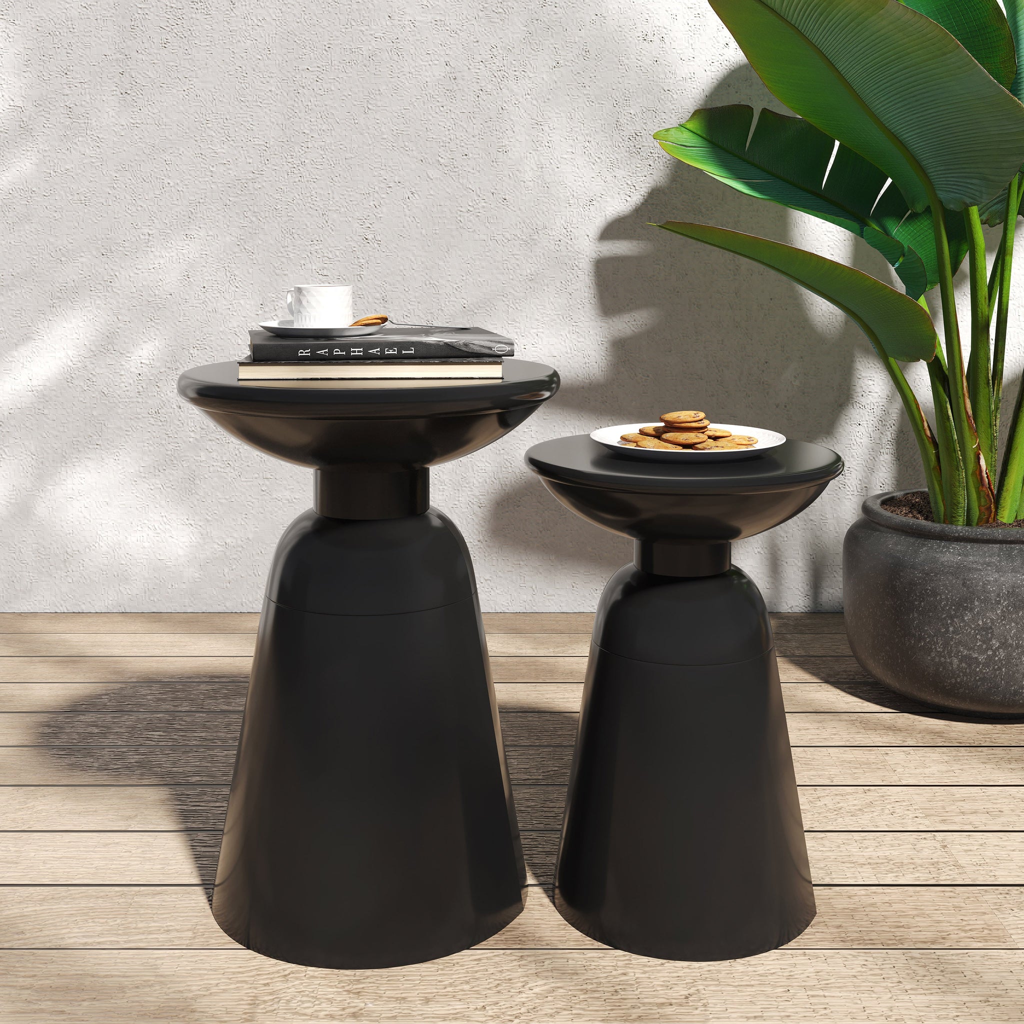 2 Metal Side Tables by BLAKHOM