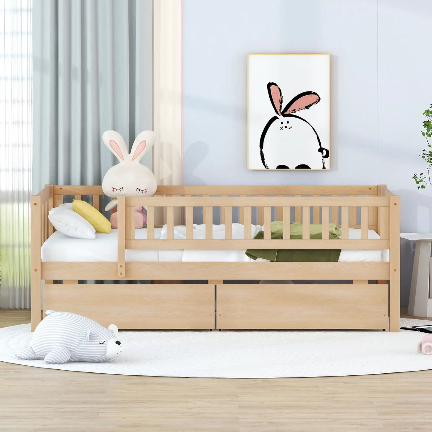 Multi Functional Wooden Daybed Bed by HouseOfZazla