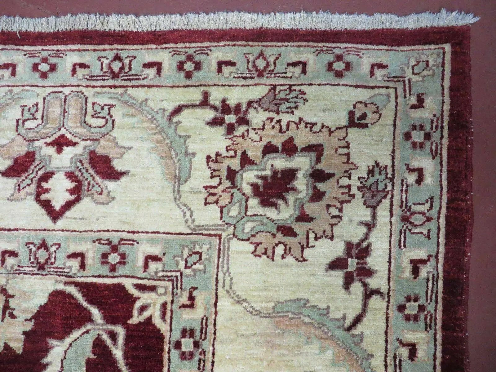 8' X 10' Vintage Fine Handmade Peshawar Agra Chobi Rug by Jewel Rugs