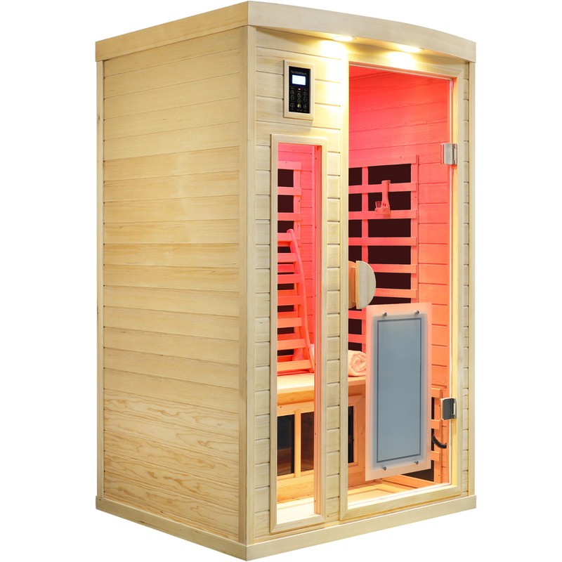Two-Person Hemlock Infrared Heating Sauna, photo 5 of 5