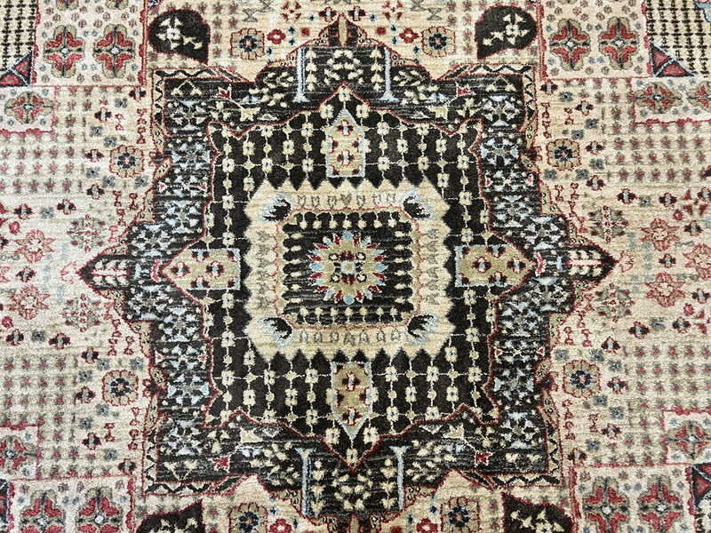 Room Sized Oriental Rug 10x11, Power Loomed Carpet, Tan Brown, Unique Loom by Jewel Rugs
