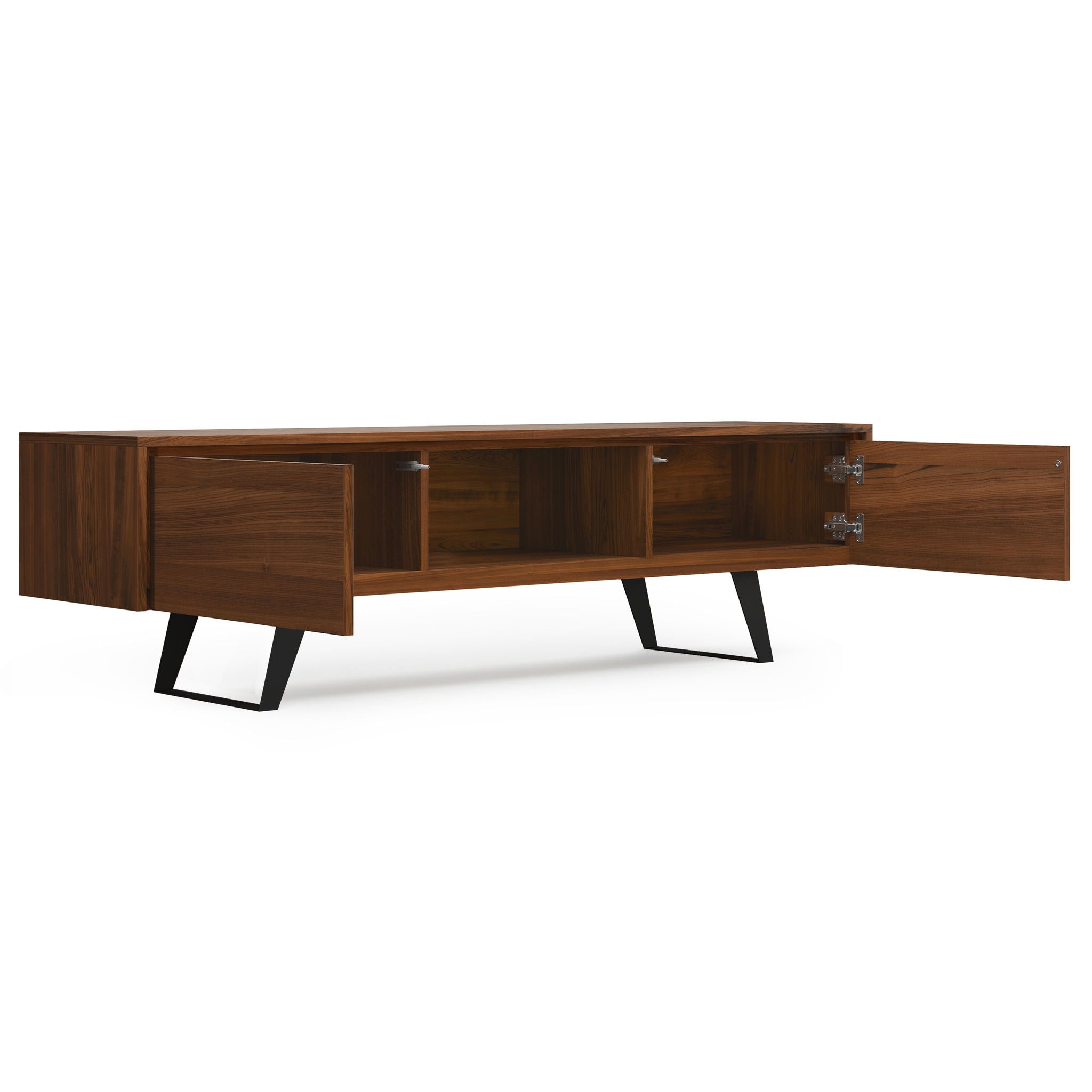 Lowry - Handcrafted TV Media Stand - Walnut by HouseOfZazla