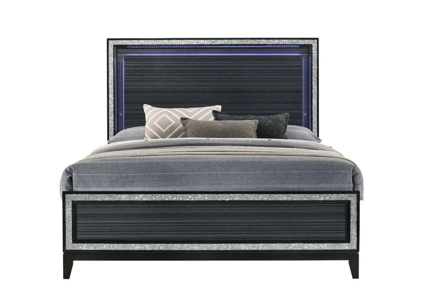 Haiden Queen Storage Bed with LED Lighting by HouseOfZazla