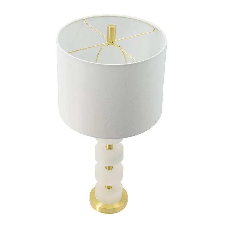 13x13x26 Marble Table Lamp by HouseOfZazla