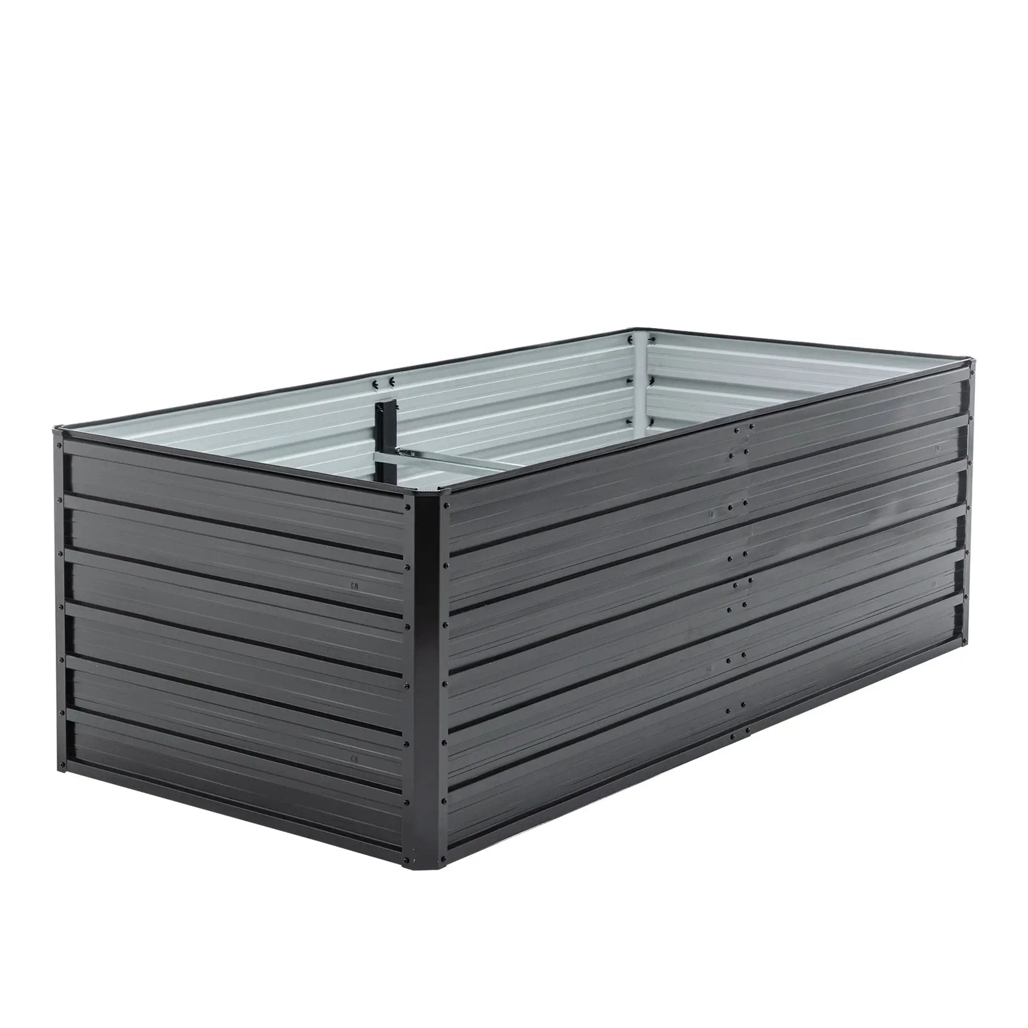 6x3x2 FT Metal Raised Garden Bed for Outdoor Gardening by HouseOfZazla