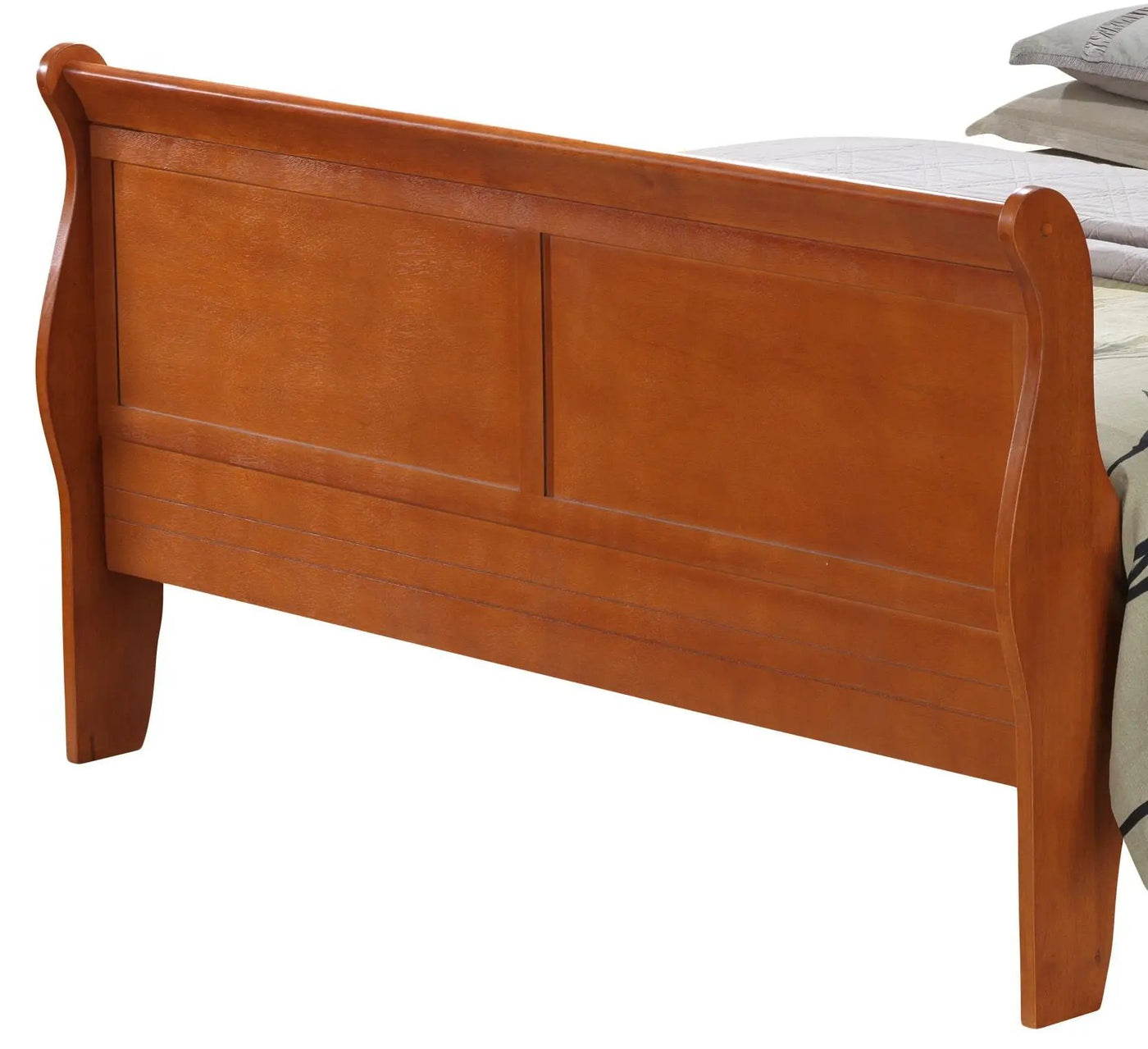 Louis Phillipe - Panel Sleigh Bed by HouseOfZazla