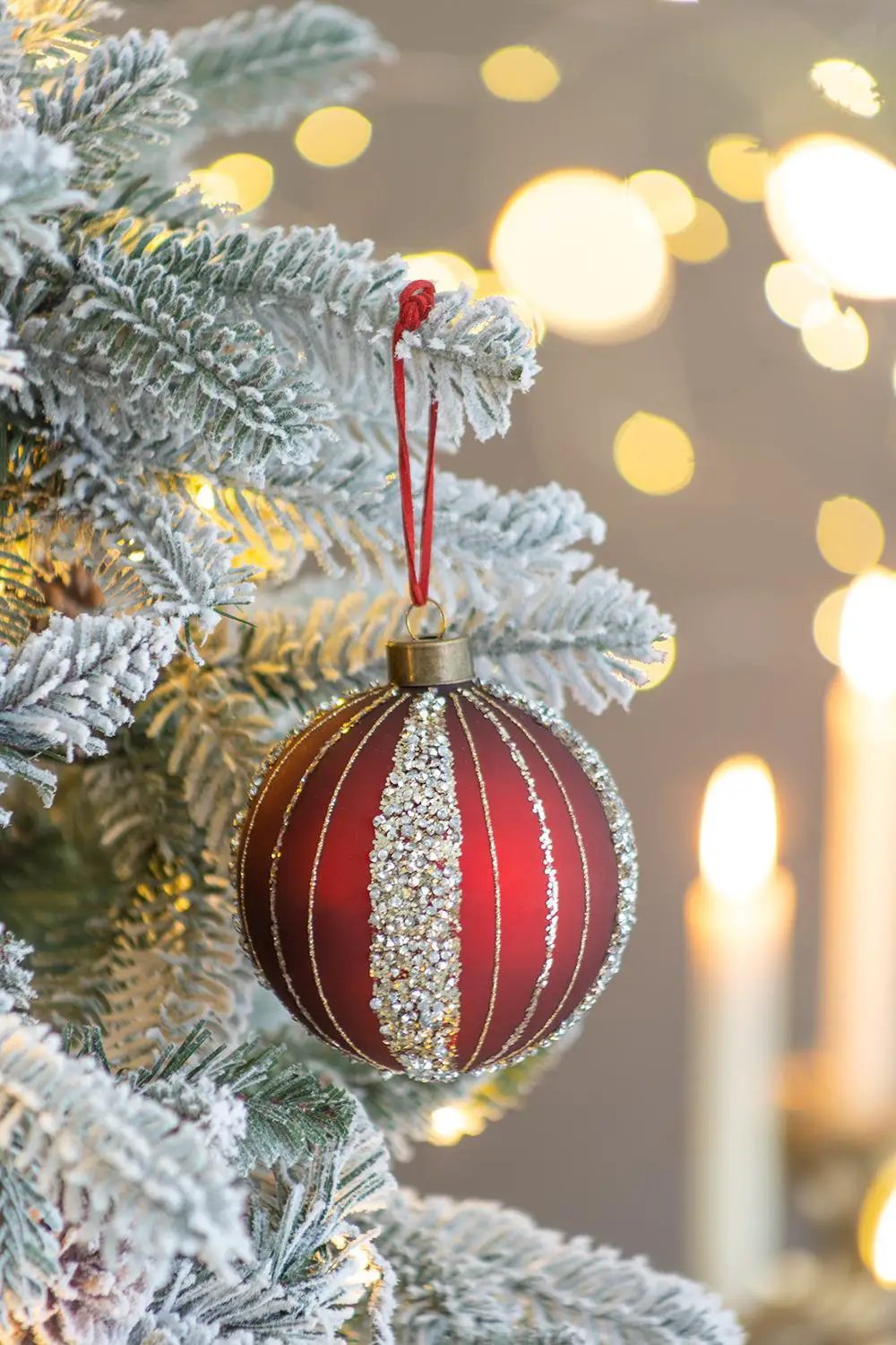 Christmas Ball Ornaments Tree Ornaments For Holiday Party Decorations by HouseOfZazla