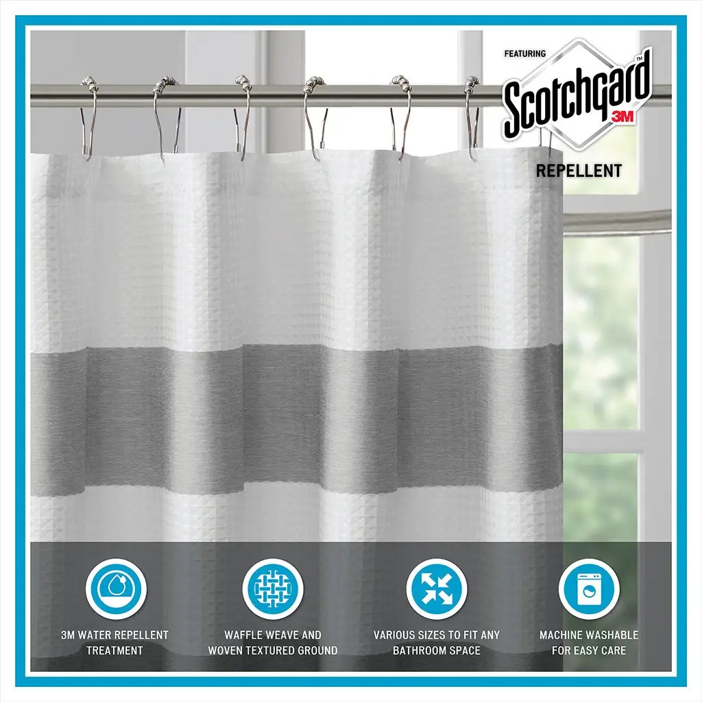 Shower Curtain with 3M Treatment Aqua 72x72 by HouseOfZazla