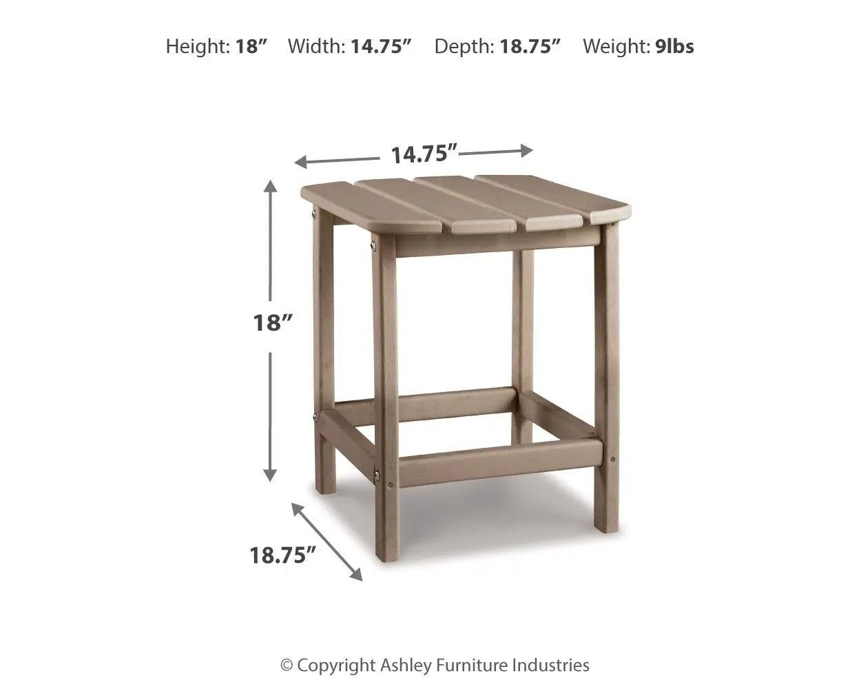 Sundown Treasure - Outdoor End Table by Unique Piece Furniture