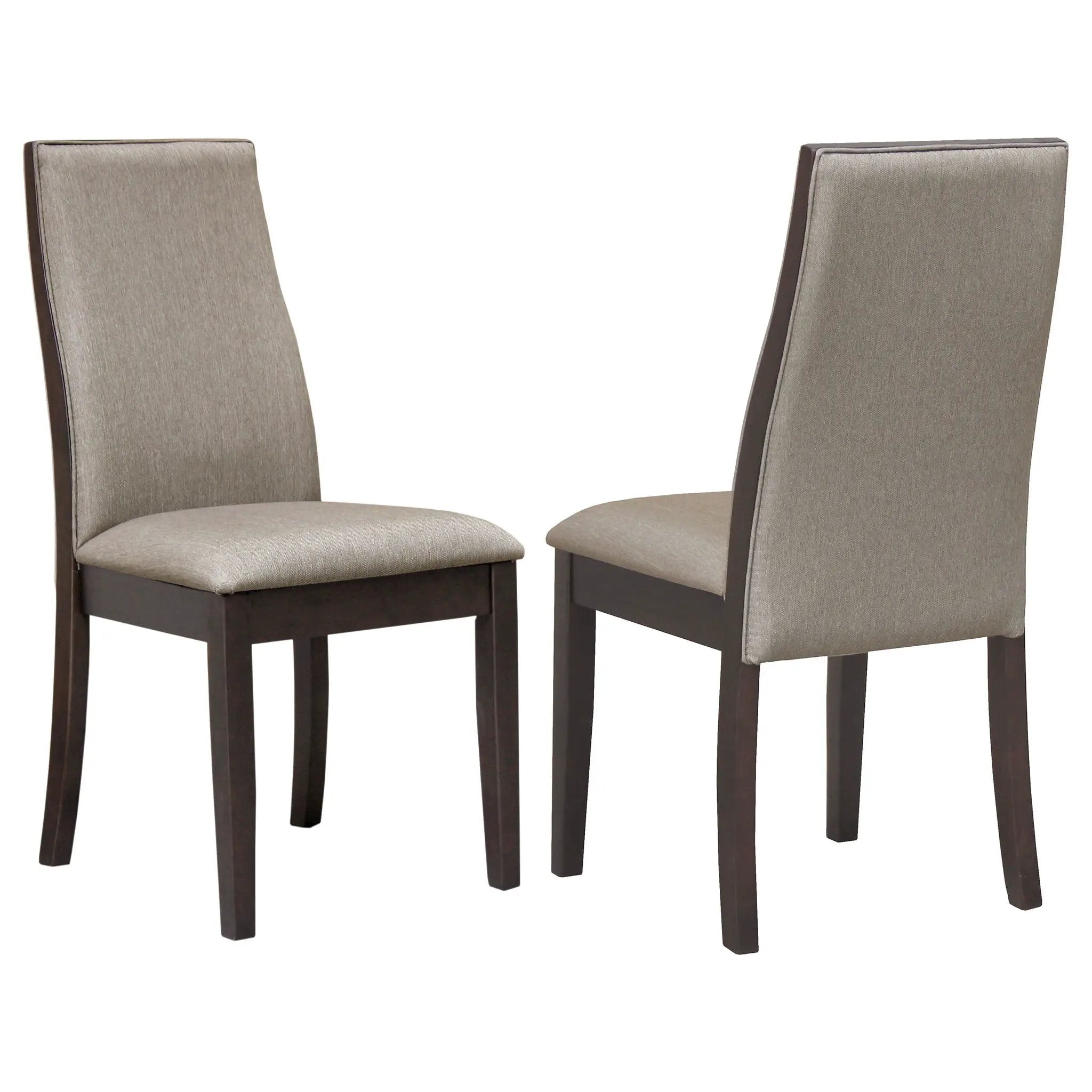 Spring Creek Upholstered Dining Chair Taupe (Set of 2) by Unique Piece Furniture