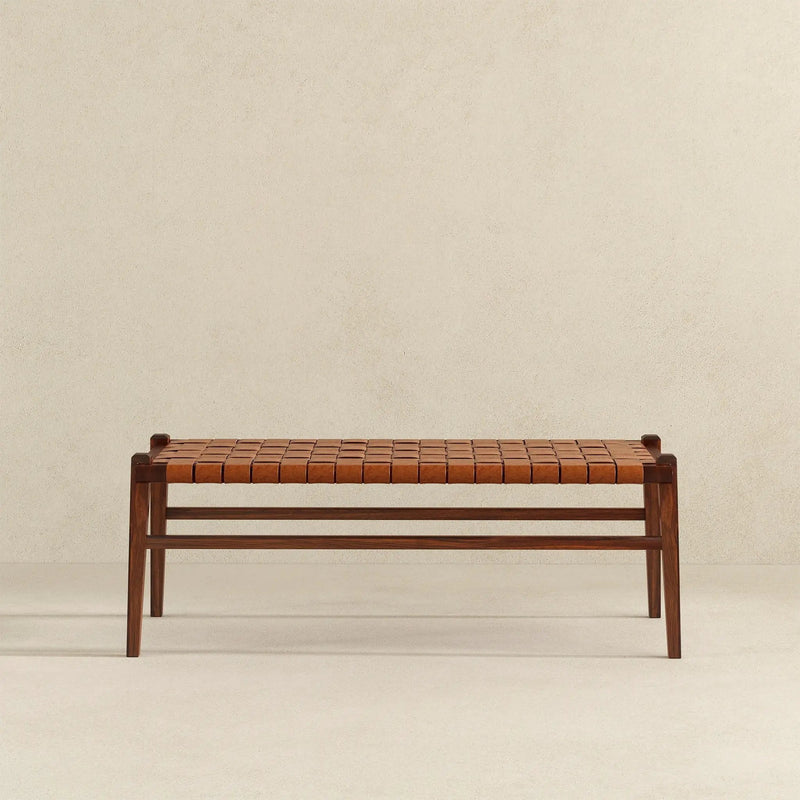 Cody - Bench - Brown / Tan by HouseOfZazla