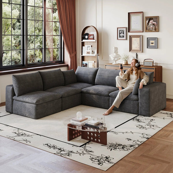 Cloud Sofa - Modular Design with Removable Cushions