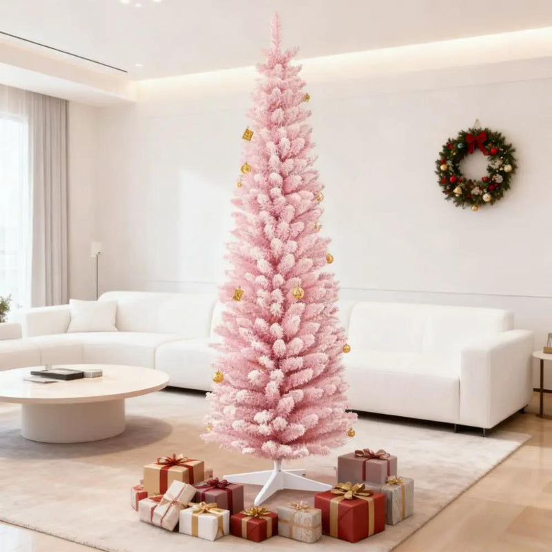 Snow Flocked Artificial Christmas Tree by HouseOfZazla
