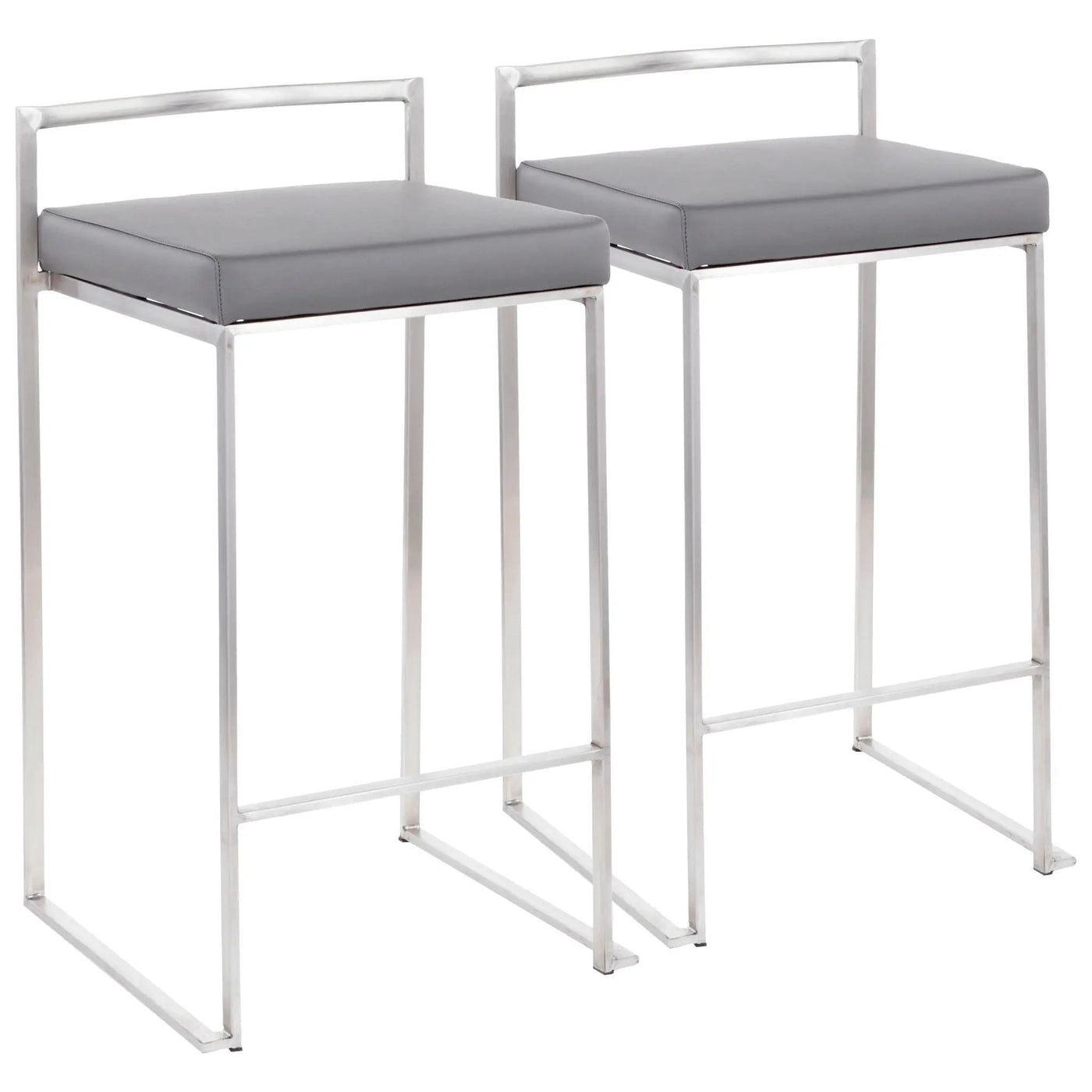Fuji - Contemporary Elegant Stackable Counter Stool Set by HouseOfZazla