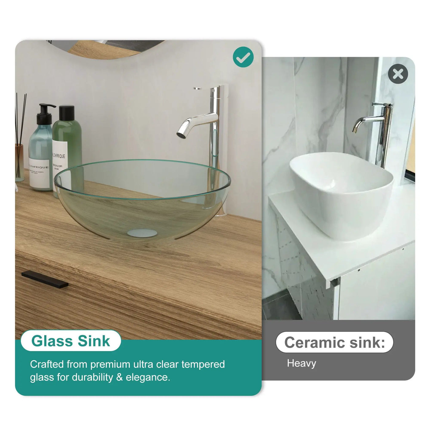 Vessel Sink With Faucet And Pop-Up Drain by HouseOfZazla