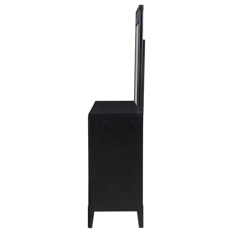 Brookmead 8-drawer Dresser with Mirror Black by Unique Piece Furniture
