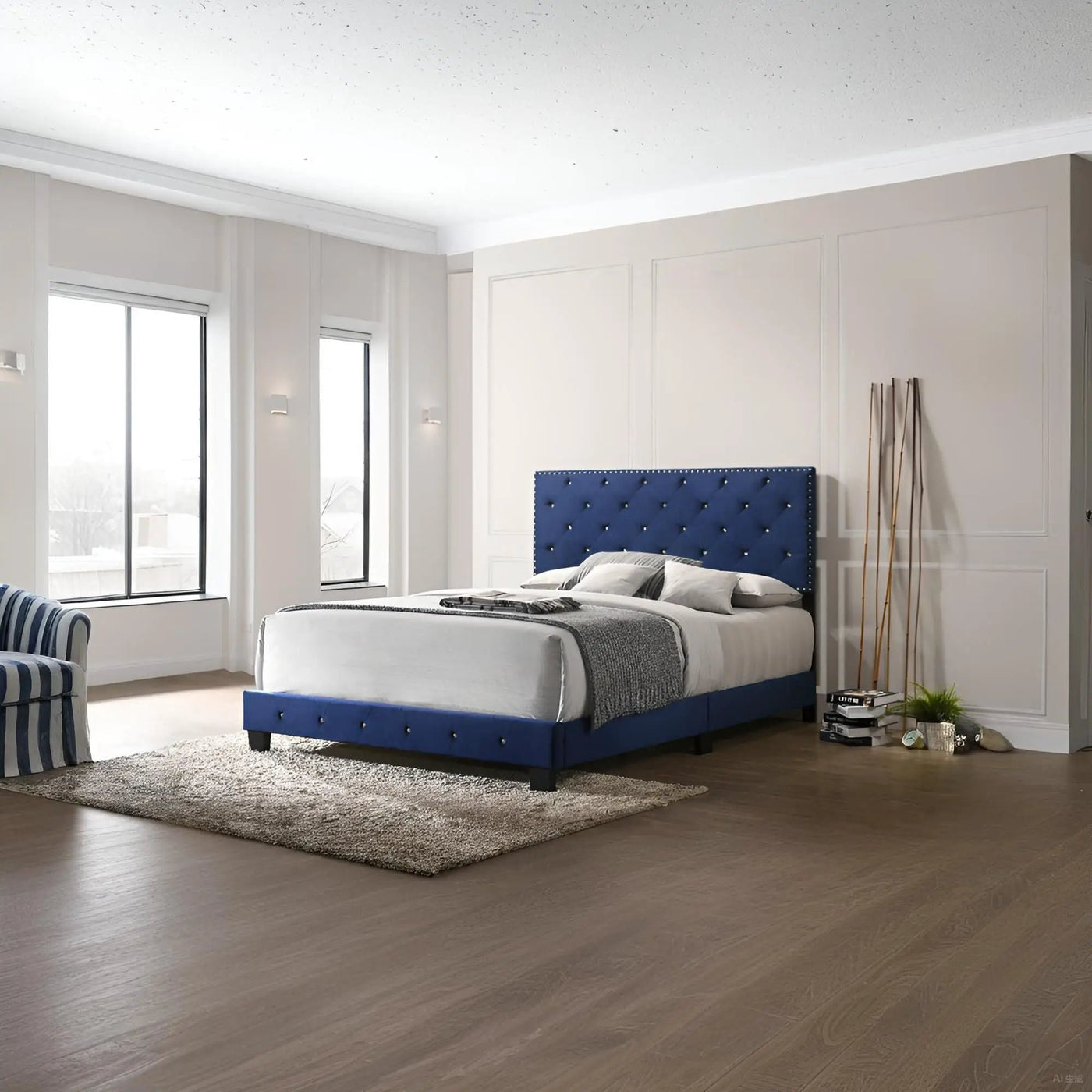 Luxurious Upholstered Bed by HouseOfZazla