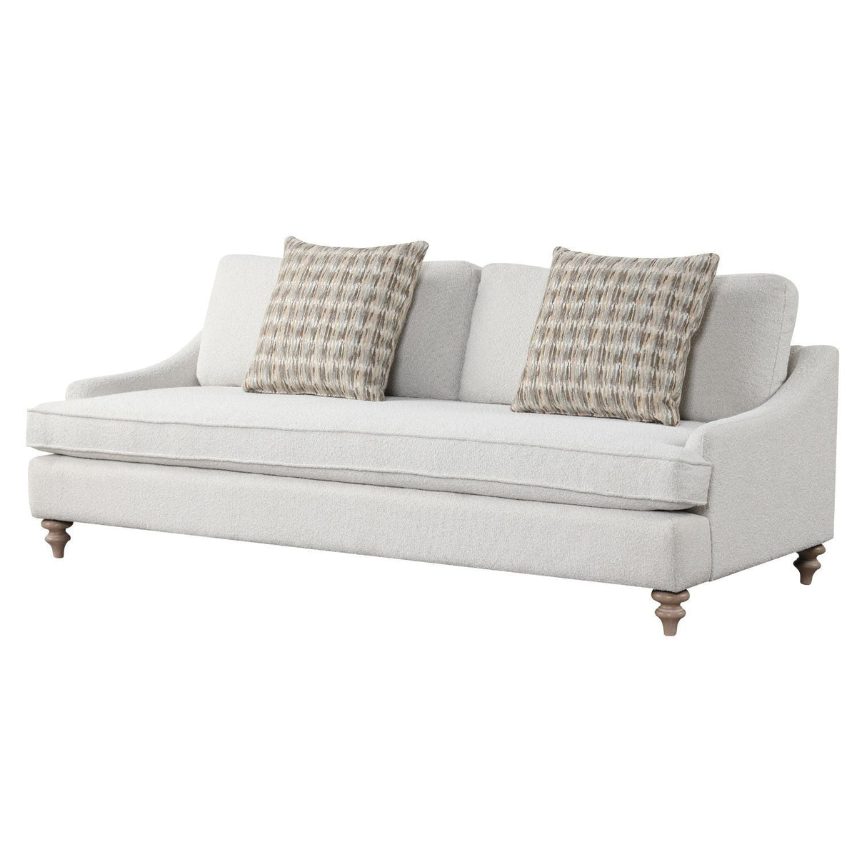 Off White Sofa Single with Reversible Cushion and 2 Pillows, photo 3 of 6