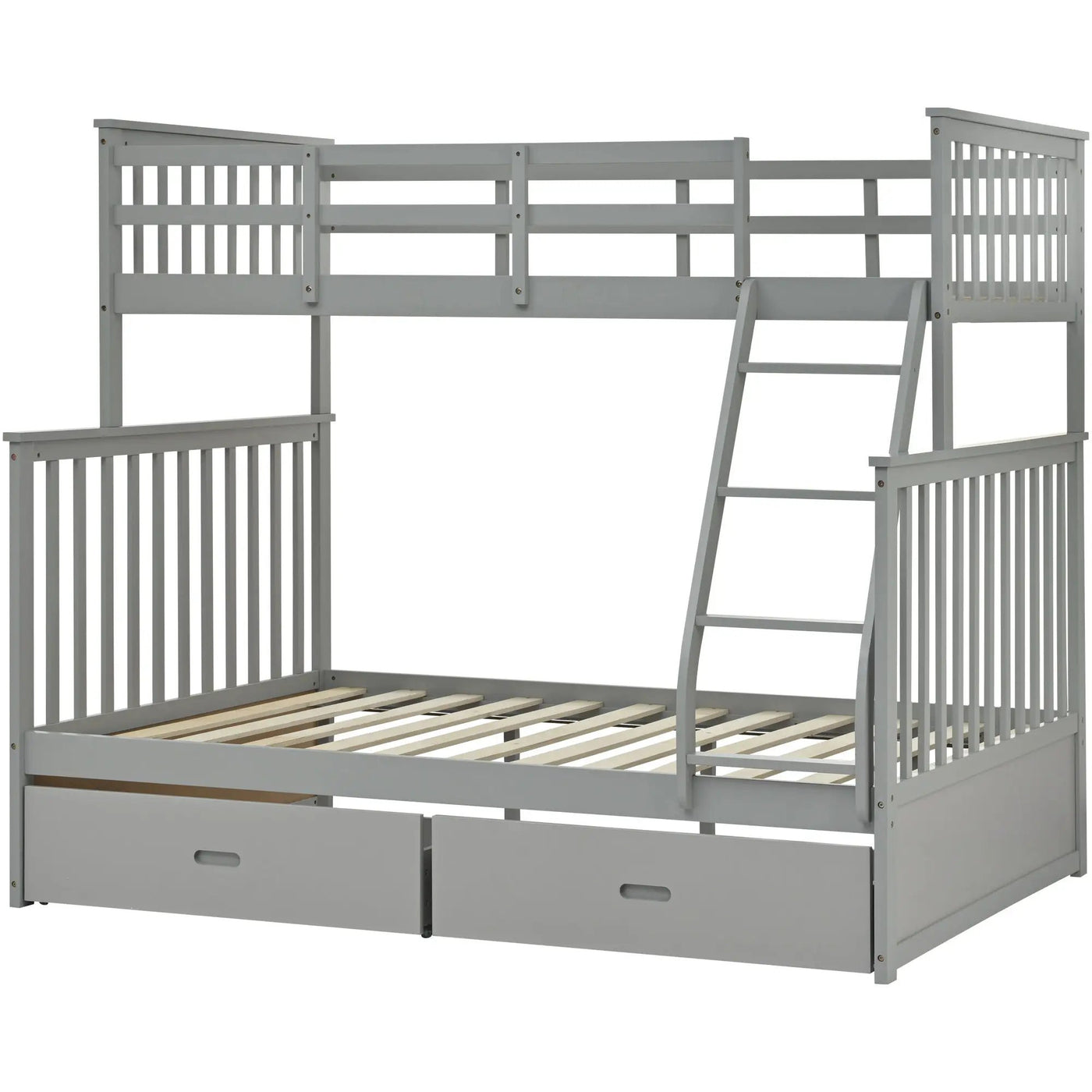 Bunk Bed With Ladder, And Safety Guard Rails by HouseOfZazla