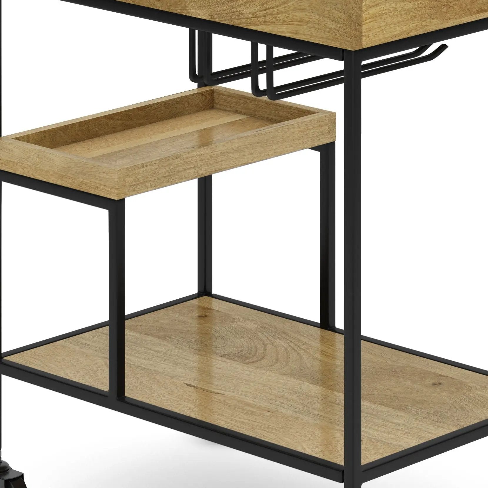 Barnes - Bar Cart - Natural by HouseOfZazla