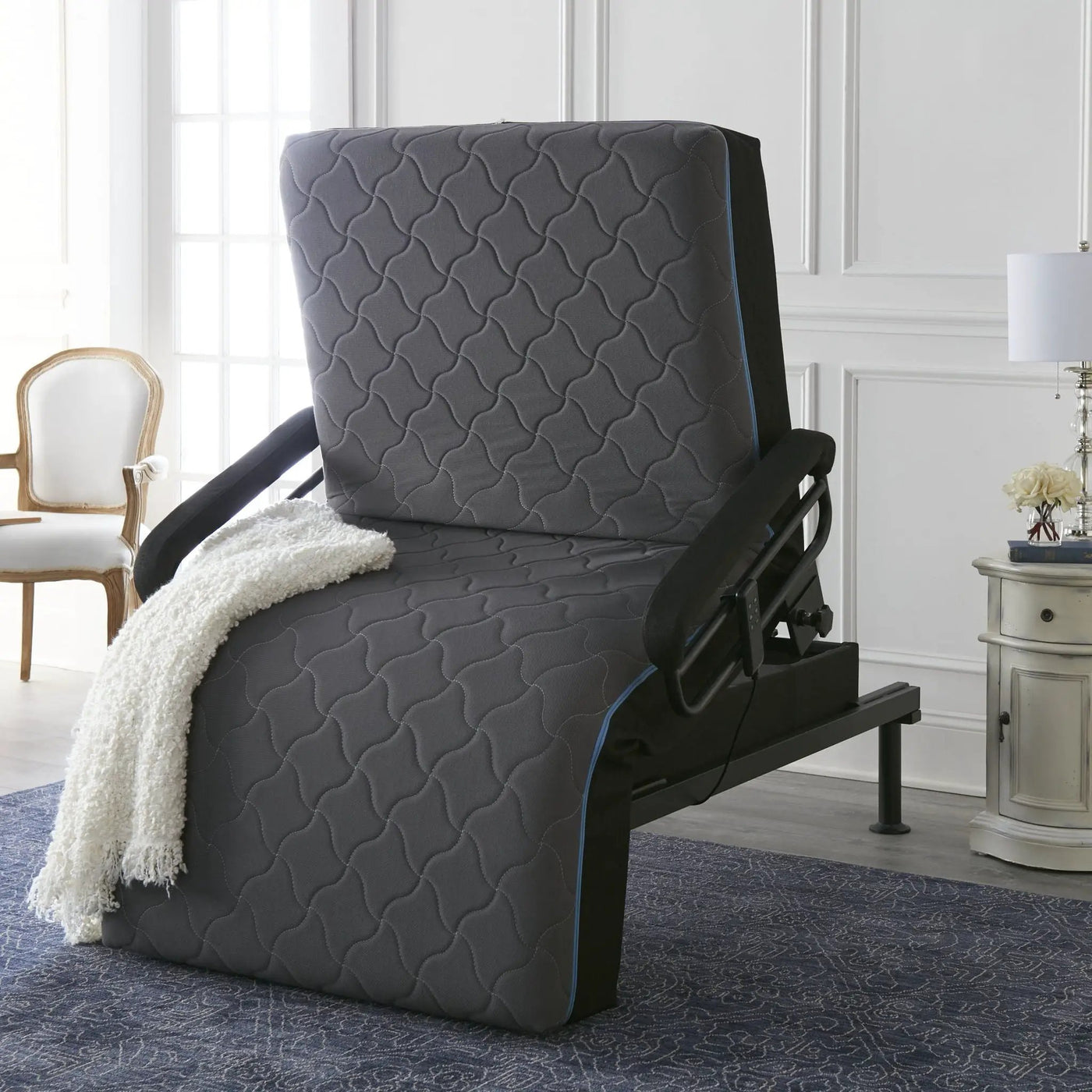 Adjustable Sleep To Stand Bed With Convenient Lift Assist by HouseOfZazla