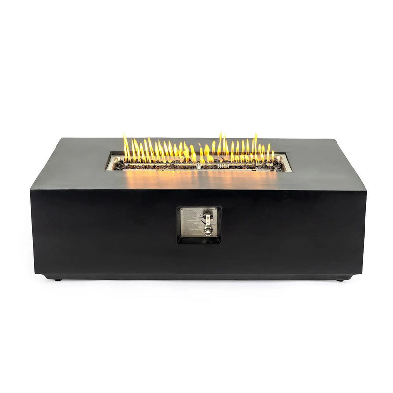 Propane / Natural Gas Fire Pit Table, 50,000 BTU - Charcoal by HouseOfZazla