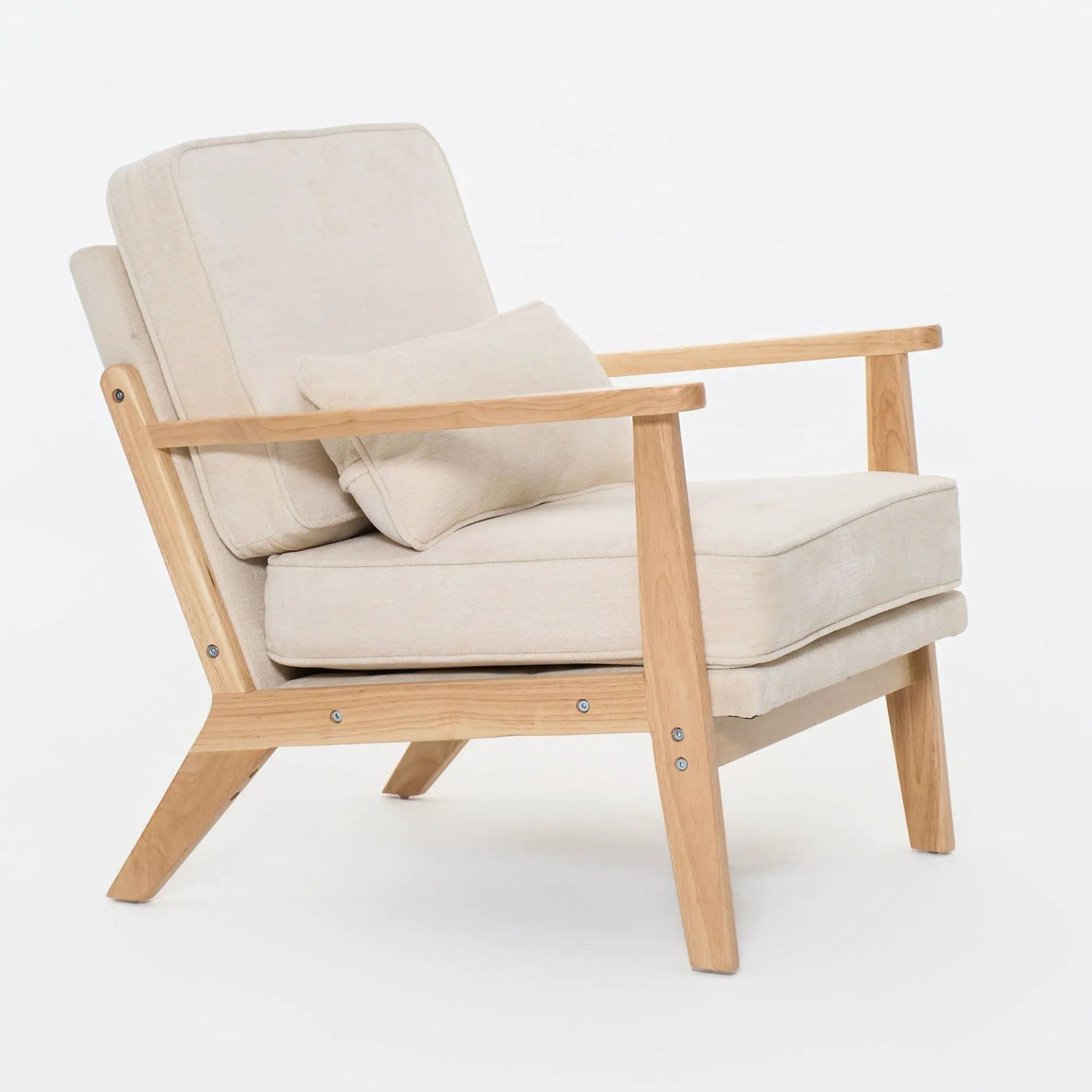 Living Room Chair With Lumbar Pillow by HouseOfZazla