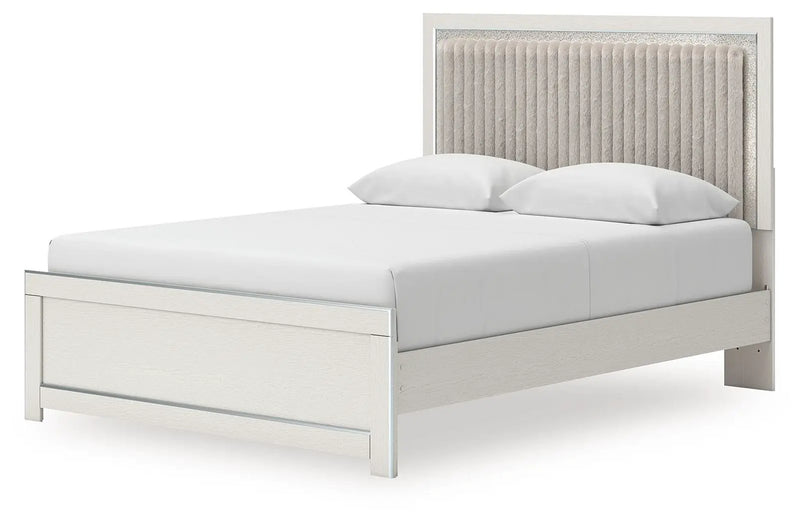 Zuraleus - Upholstered Panel Platform Bed With Roll Slats by Unique Piece Furniture
