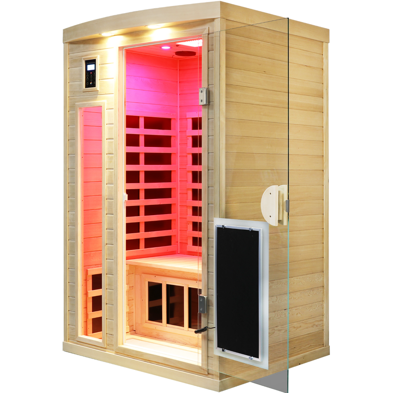 Two-Person Hemlock Infrared Heating Sauna, photo 3 of 5