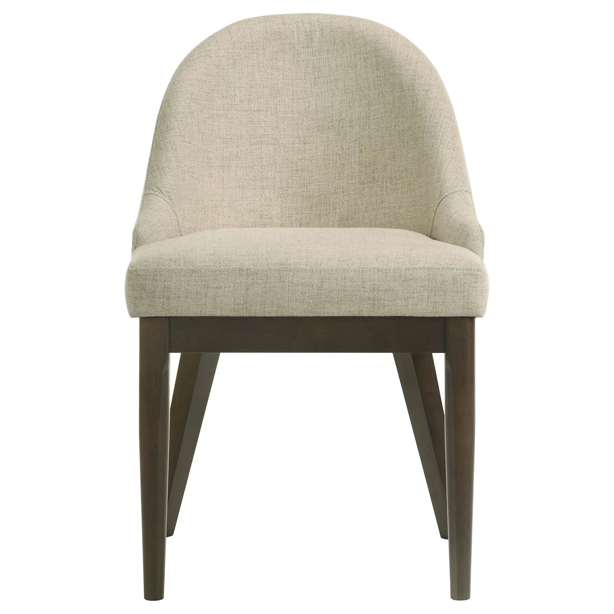 Reseda Upholstered Dining Side Chair Beige (Set of 2) by Unique Piece Furniture