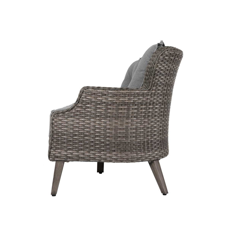 Tenaya 3-Piece Wicker Sofa Set with Stationary Chairs by Outdoor-USA®