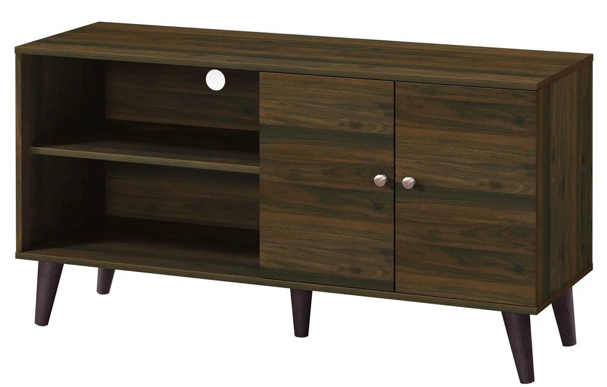 Amidon - TV Stand, With 2 Storage Shelves And 1 Cabinet by Unique Piece Furniture