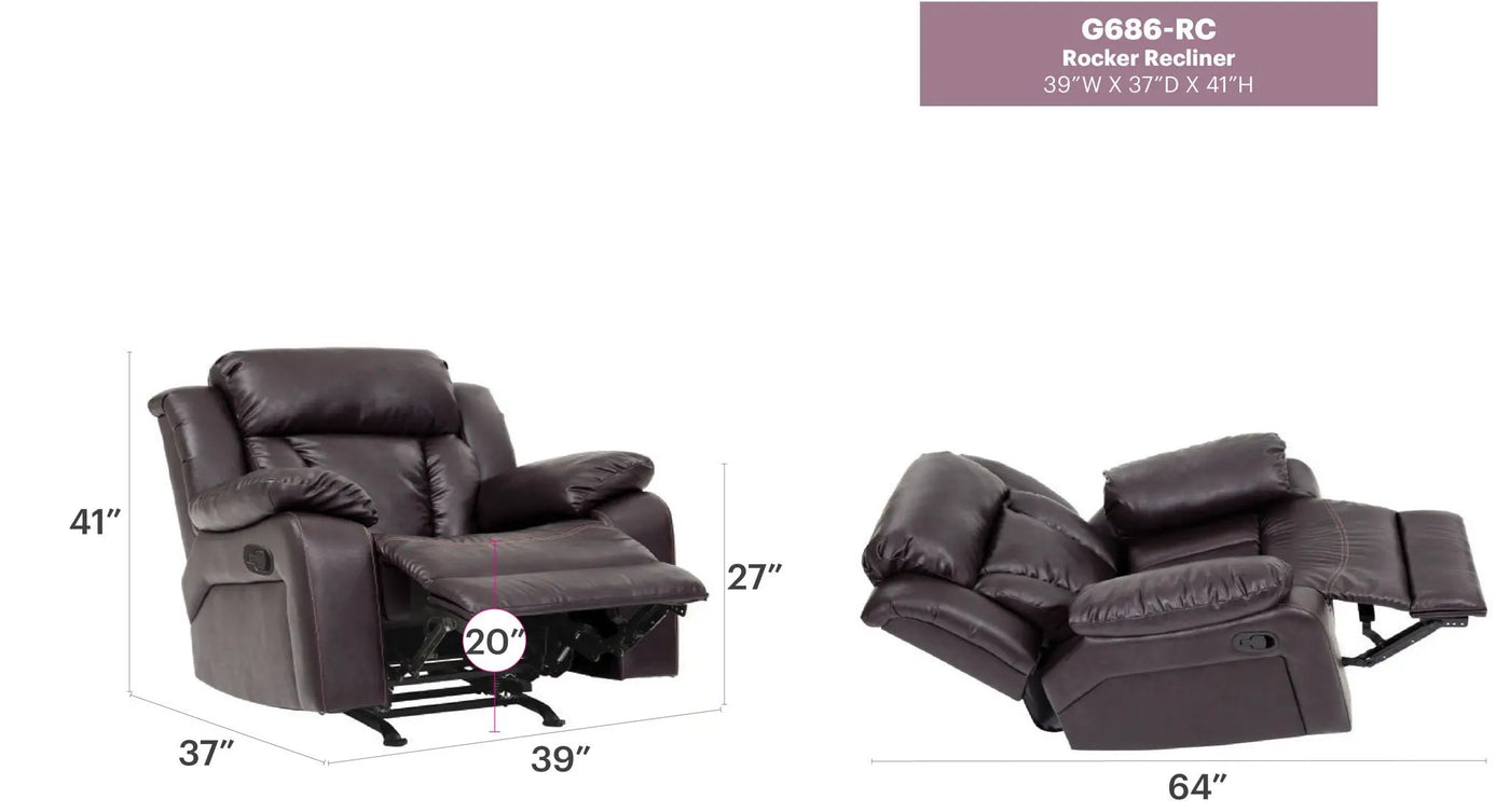 Comfortable Rocking Motion Recliner by HouseOfZazla