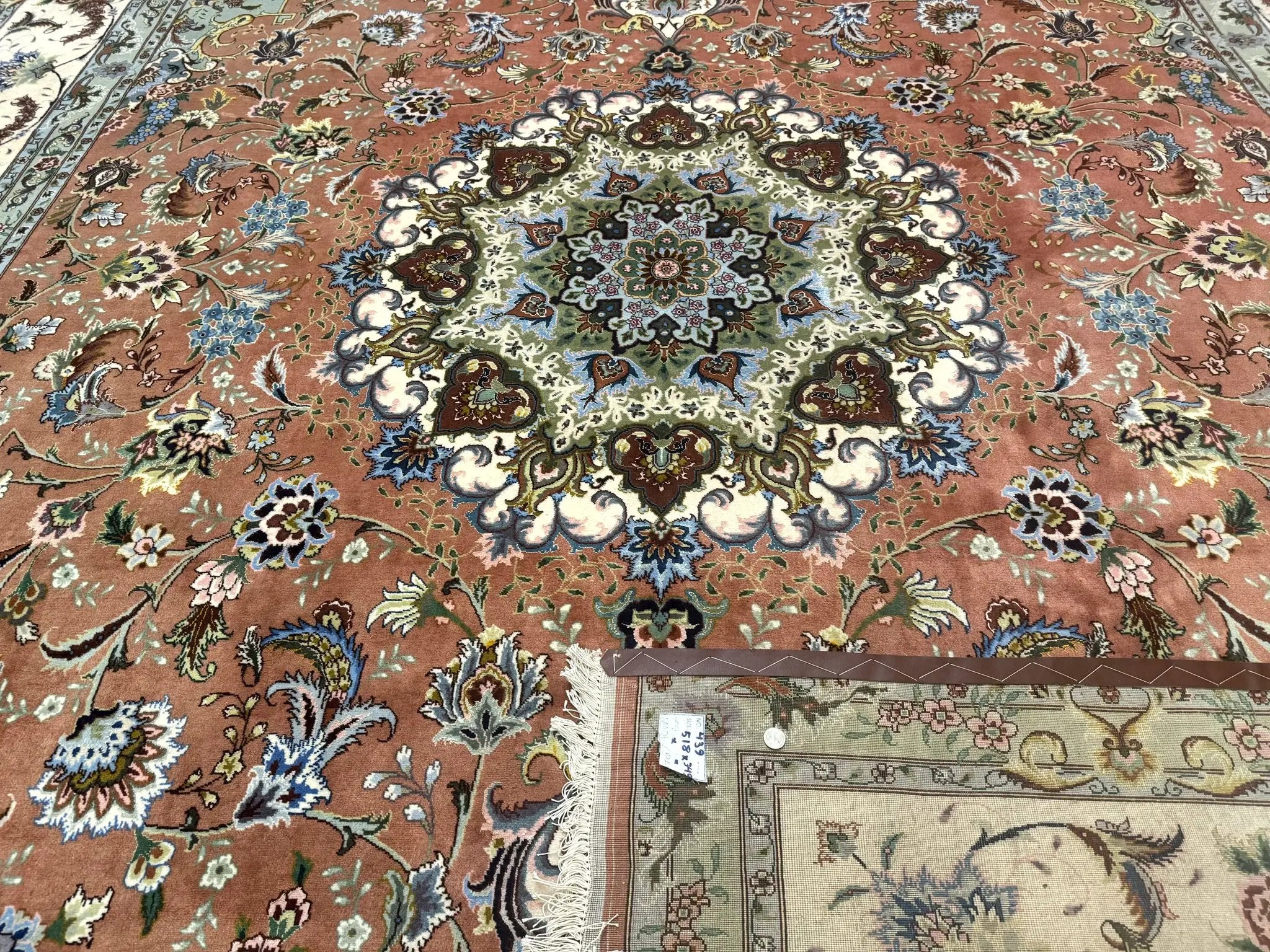 Palace Size Persian Tabriz Rug 12x17, Medallion Carpet, Fine 250 KPSI, Stunning by Jewel Rugs