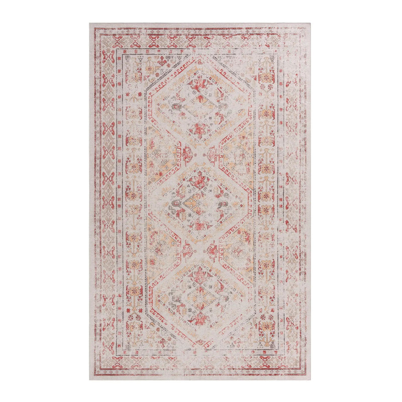 Maval - 8' X 10' Washable Area Rug - Beige by HouseOfZazla