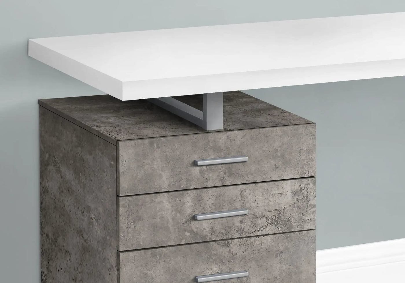 Computer Desk Left Right Set-Up Storage Drawers For Home Office by HouseOfZazla