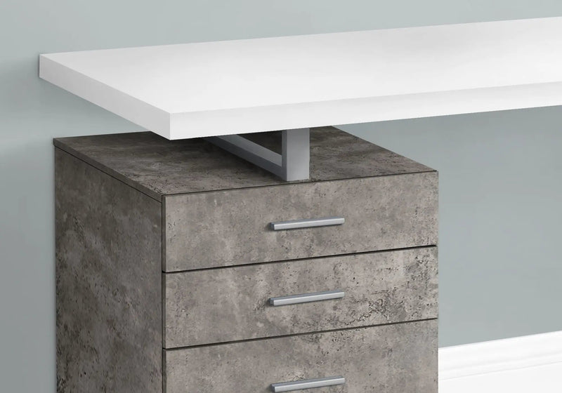 Computer Desk Left Right Set-Up Storage Drawers For Home Office by HouseOfZazla