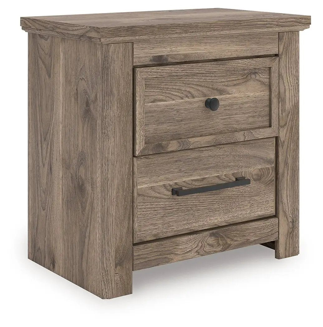 Rusticott - Two Drawer Night Stand - Brown by Unique Piece Furniture