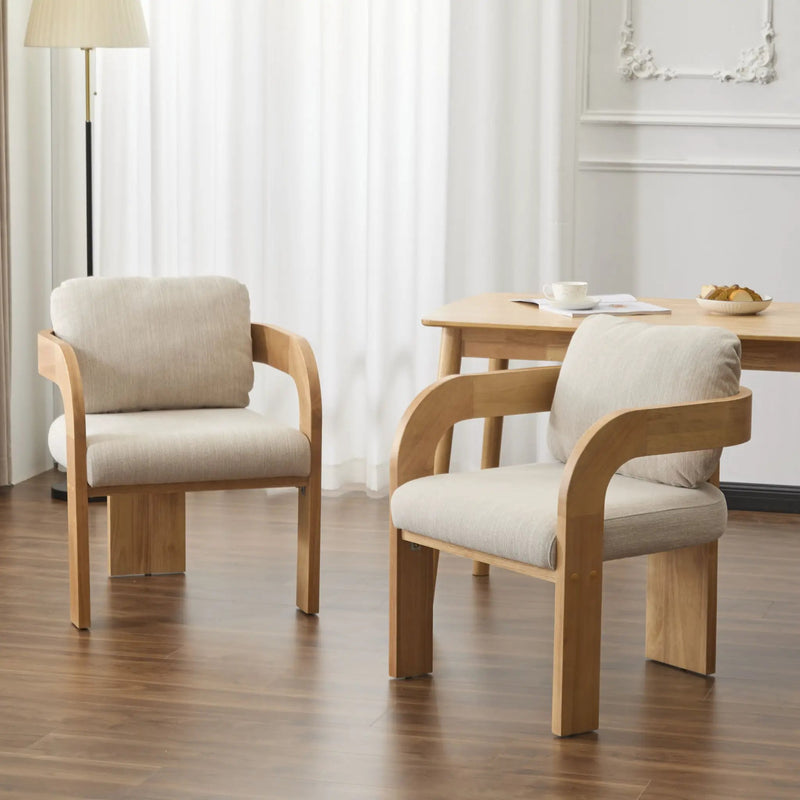 Dining Chairs With Pillow Back (Set of 2) by HouseOfZazla