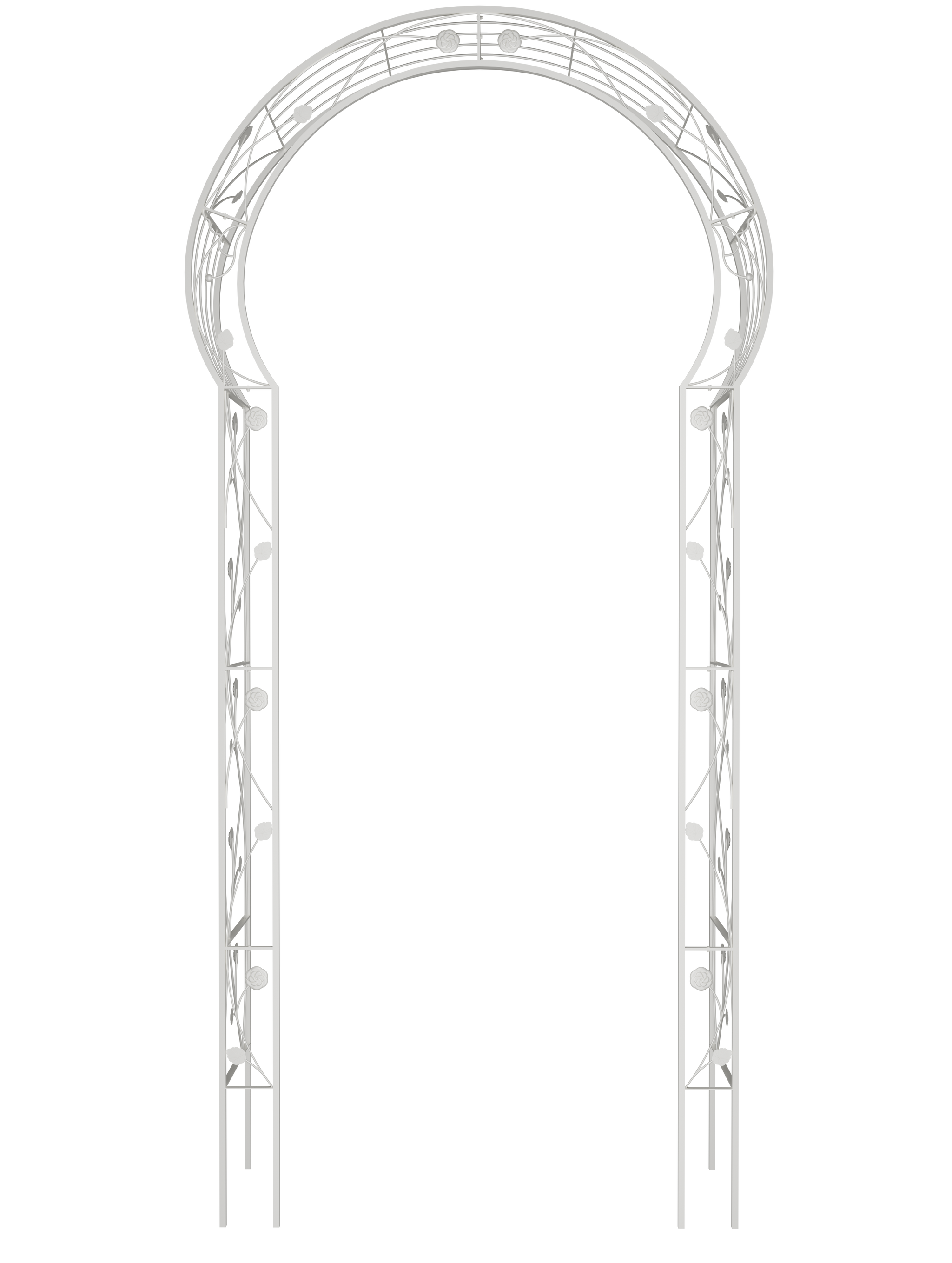 Metal Garden Arch by HouseOfZazla