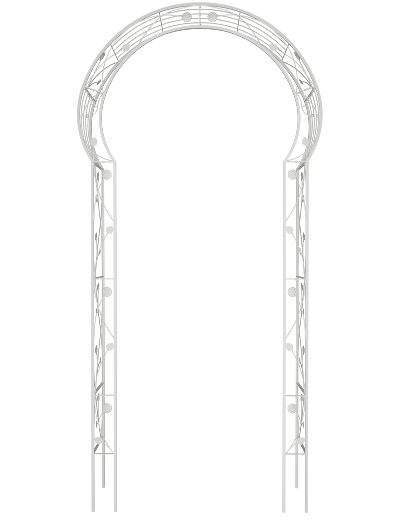 Metal Garden Arch by HouseOfZazla
