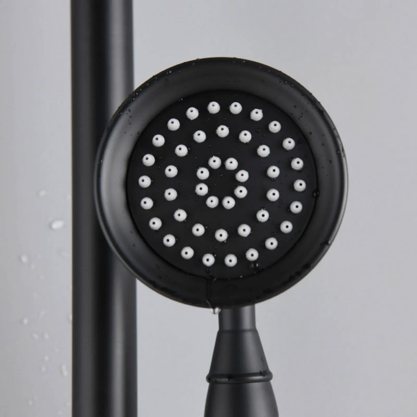 8-Inch Complete Rain Shower Combo System, Matte Black by HouseOfZazla