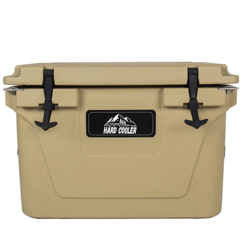 50 Quart Khaki Cooler, Ultra-Light Insulated Ice Chest by HouseOfZazla