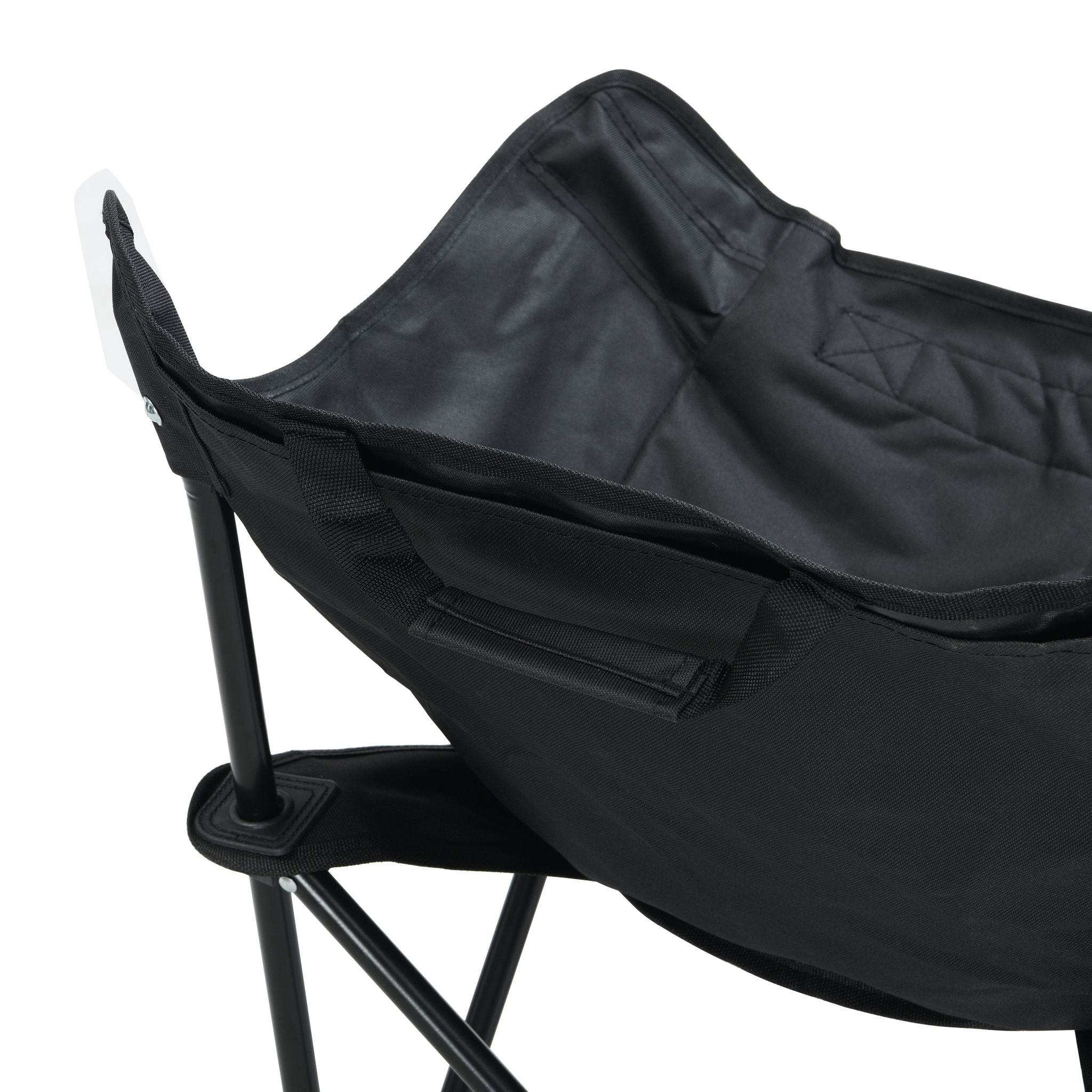 2 Pieces Outdoor Camping Chairs Folding / Portable, Comfortable Seating, Durable Steel Fram by HouseOfZazla