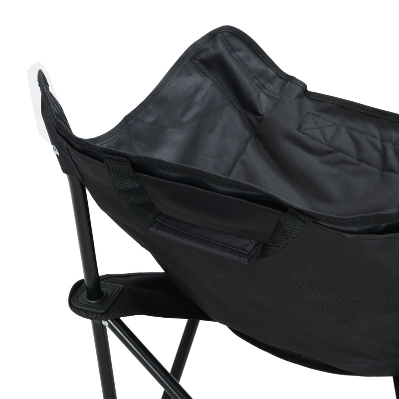 2 Pieces Outdoor Camping Chairs Folding / Portable, Comfortable Seating, Durable Steel Fram by HouseOfZazla