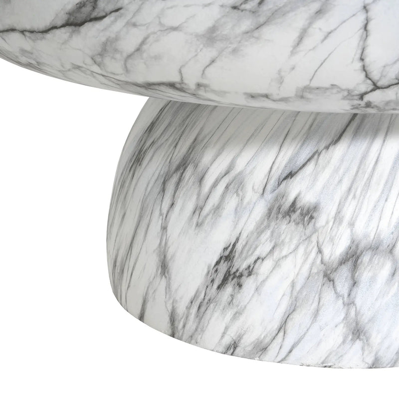 MGO Faux Marble Coffee Table for Indoor and Outdoor Use by HouseOfZazla