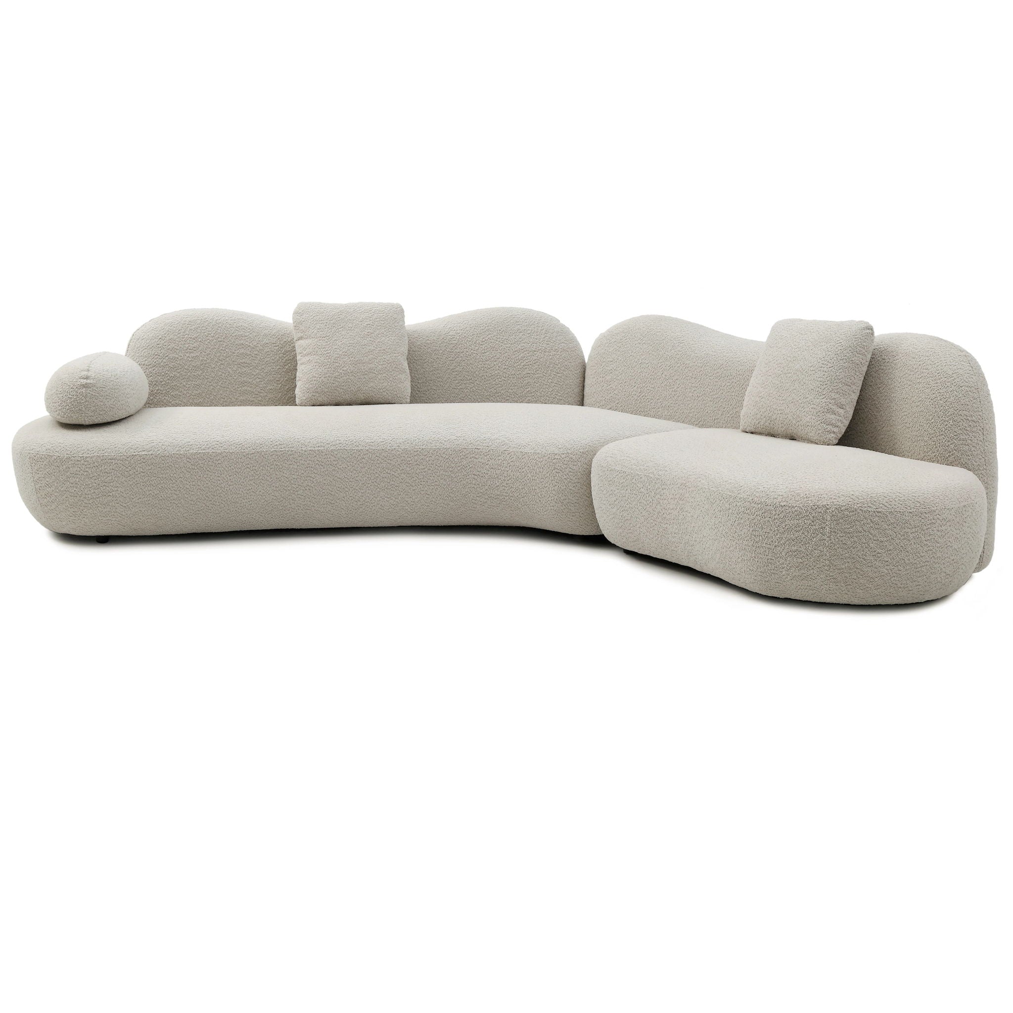 Modern Curved Modular 5 Seater Sofa by HouseOfZazla