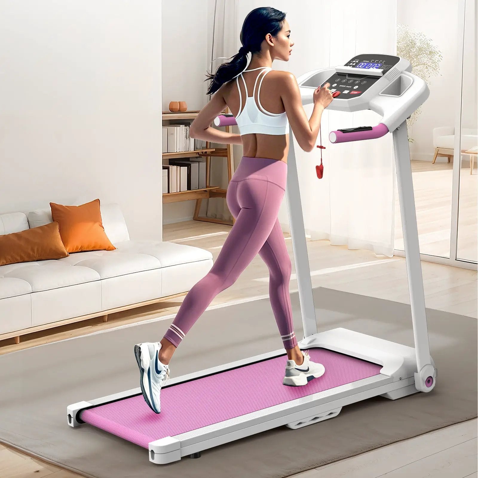 Foldable Treadmill - 2.5HP Electric Folding Running Machine by HouseOfZazla