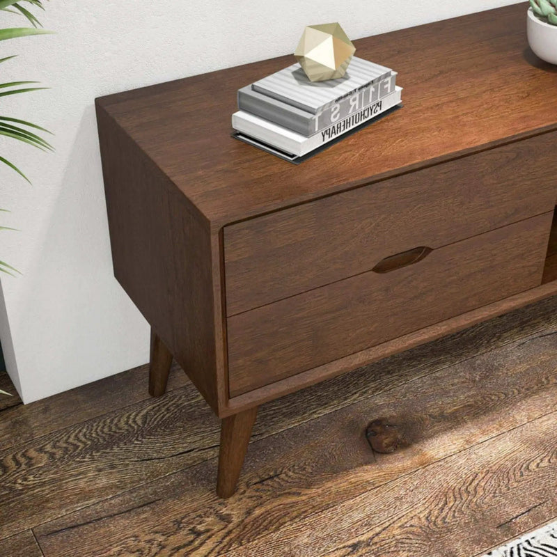 Adrian - TV Stand - Walnut Brown by HouseOfZazla